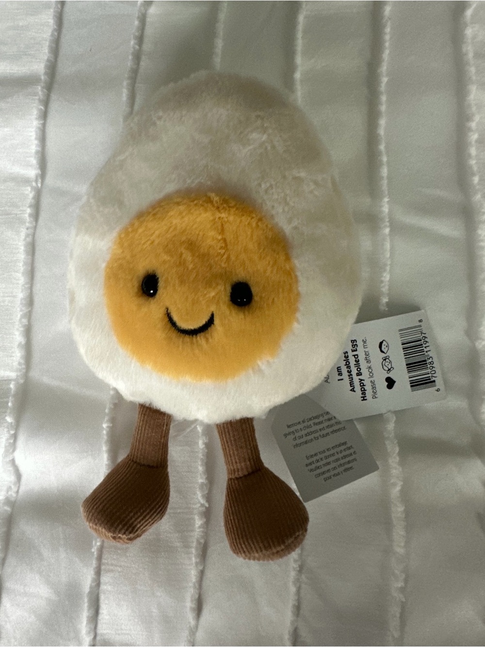 Amusable Happy Boiled Egg Jellycat